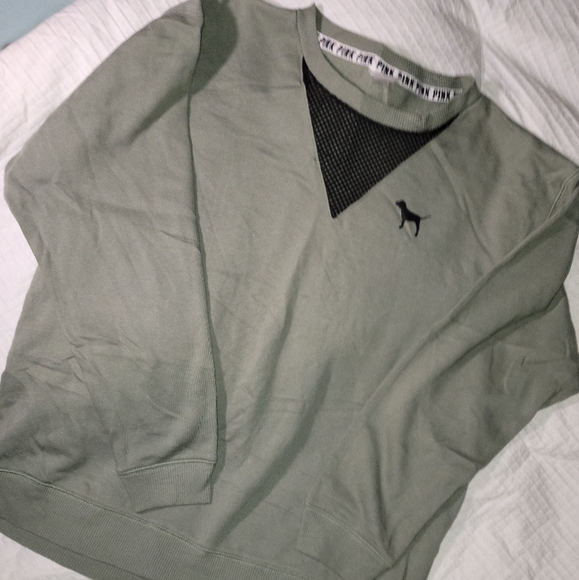 Worn 1 time. PINK Pullover - Picture 2 of 3